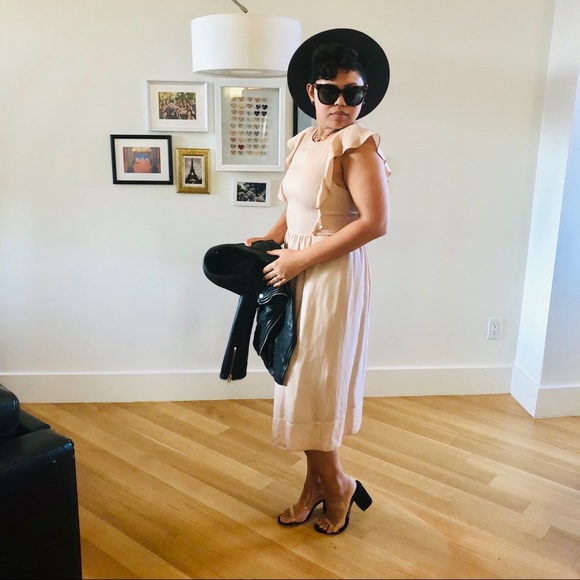 Theory Blush 100% Silk Dress - Picture 3 of 7